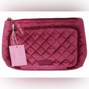 NWT Vera Bradley Majestic Magenta Compact Organizer Breast Cancer Awareness Item